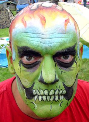 Fiery Skull